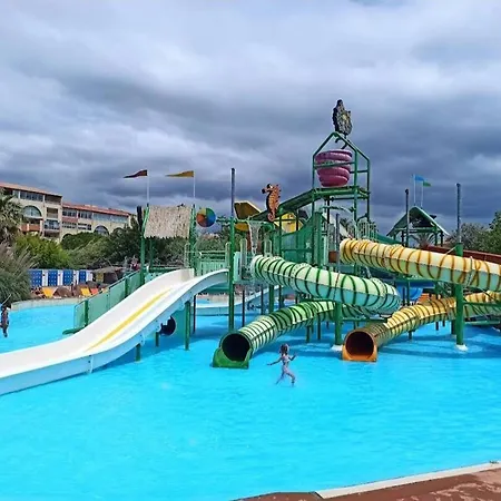 Jardins Du Nil 9 -clim-terrasse-piscine-parking. Agde